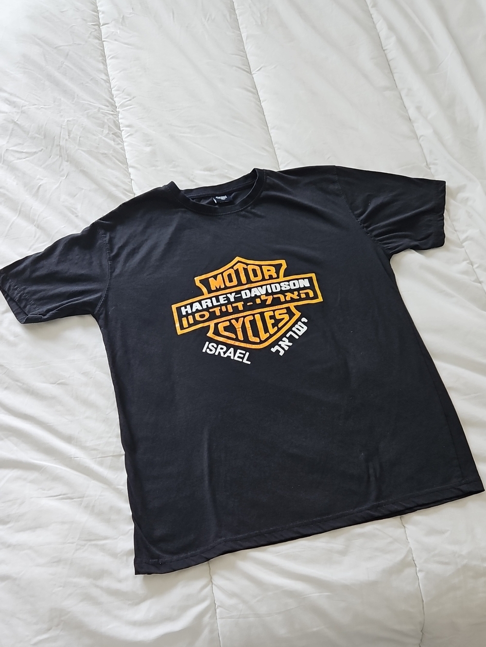 Harley Davidson Israel T-shirt ~ Size L